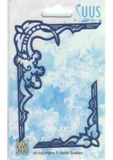 Nellie Snellen Metal Embossing Corner Stencils.  You can combine postage