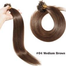 1G/s Russian Pre Bonded U-Tip Nail Keratin Human Hair Extensions Remy Hair Thick