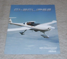 DIAMOND AIRCRAFT of Canada & Austria C1-ECLIPSE LIGHT AIRCRAFT BROCHURE 3/2002
