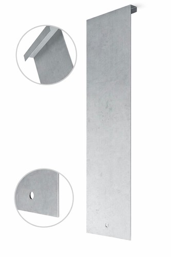 Galvanised steel ladder - steel,