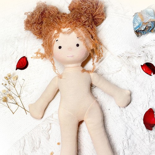 Cotton doll handmade adorable - cotton,
