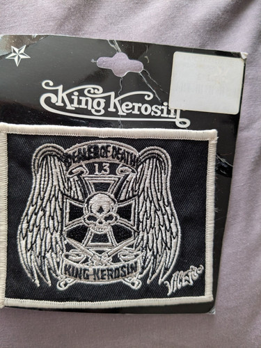 King kerosin embroidered patch - embroidered,