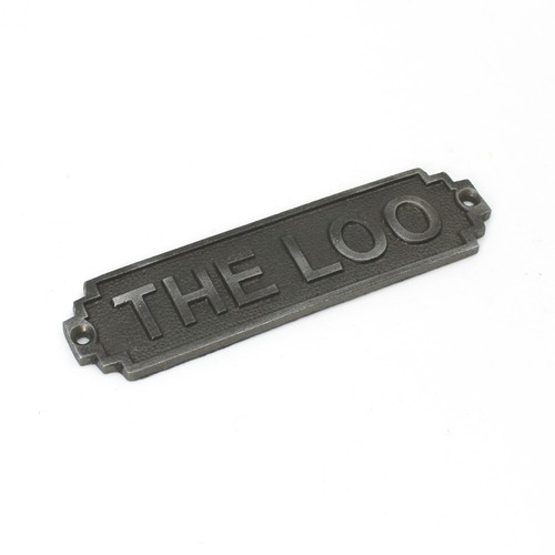 Antique cast iron the loo - iron,