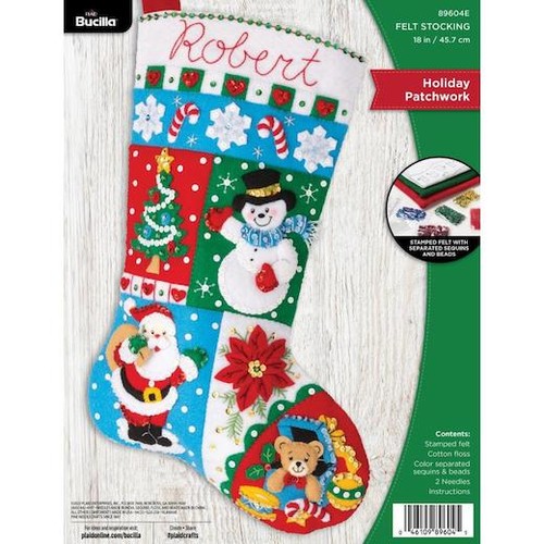 Bucilla felt christmas - bucilla, 18"