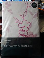 pink flowers  single duvet