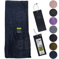 New Ladies Soft Velour Joggers Wide Leg Trousers Smart Casual Uk Size M S L