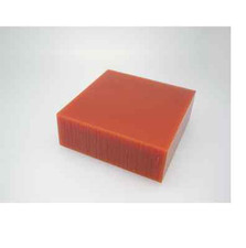 Orange wax carving block - orange,