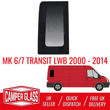MK6/7 Ford Transit LWB Rear Quarter Driver Fixed Privacy Tinted Window 2000-2014
