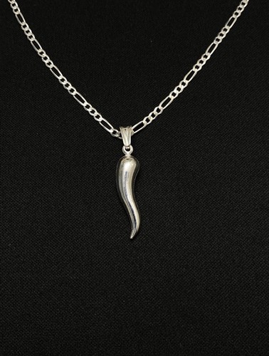 Sterling silver italian horn - sterling,
