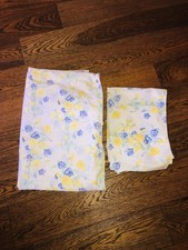 Vintage Laura Ashley Charlotte Sweet Pea Single Duvet Cover & Pillowcase 