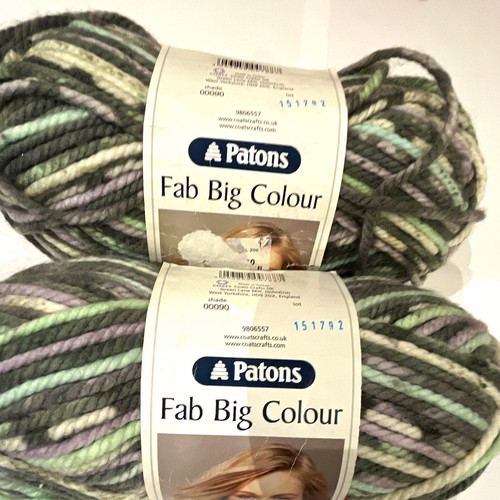 Patons fab big colour - x,