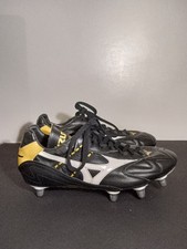 Mizuno Black Leather Rugby