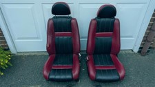MGF Dark Red & Black Front Seats