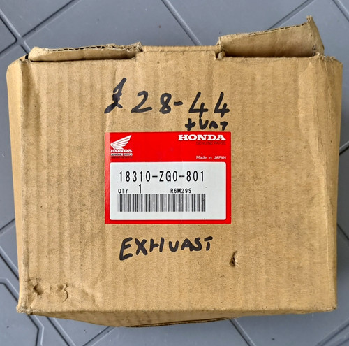 Honda muffler silver - muffler, for