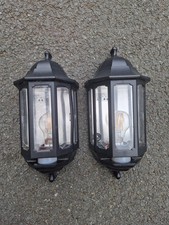 Betta Lighting Outdoor Security Light - Traditional PIR Half Lantern External W