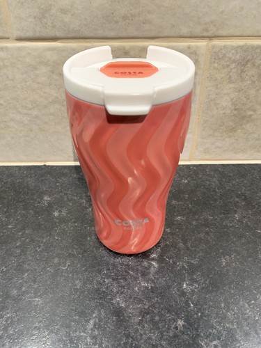 New costa coffee pink 16oz - new,