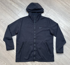 MENS BLACK NIKE SPORTSWEAR TECH PACK HOODED JACKET, SIZE L