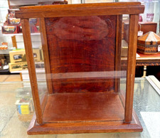 Early 20th Century Hand Made Mahogany Apothecary Countertop Display Cabinet