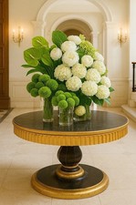 L arge Round Wooden Table