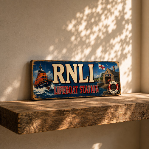 Rnli lifeboat station sign - rnli,