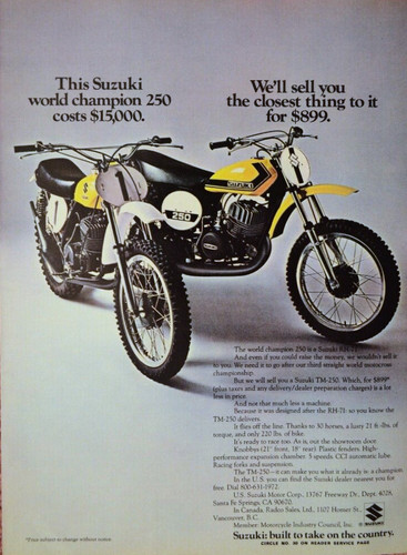 Suzuki 250 rh71 - tm,