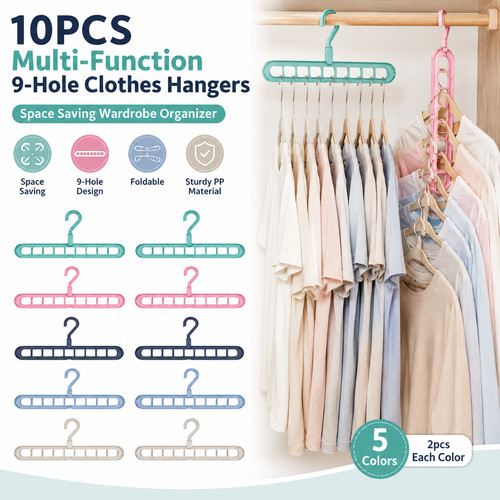 10pcs clothes hanger holes - clothes,