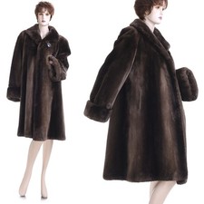 Mint! L-XL! Sweet & Pretty Buttery Soft Genuine Sheared Beaver Fur Coat