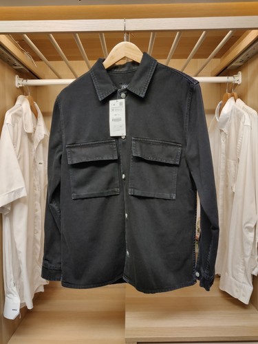 Zara mens overshirt washed - zara,