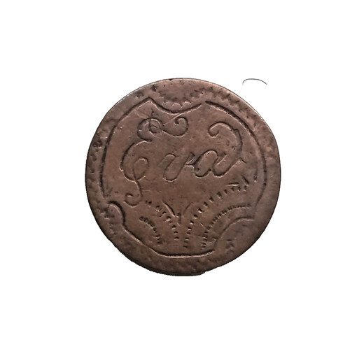 Antique engraved love token - love,