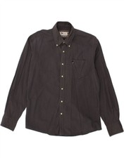 AVIREX Mens Shirt Large Navy Blue Cotton DB10