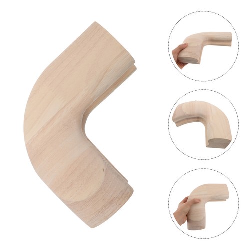 Solid wood stair elbow - solid,