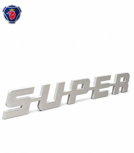 Scania super grille badge - super,