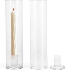 Hurricane Candle Holder, Glass