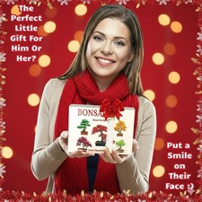 BONSAI TREE KIT - Grow 6 of Your Own Bonsai Trees From Seeds. Includes Tool Kit.