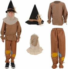 Kids Scarecrow Costume Wizard