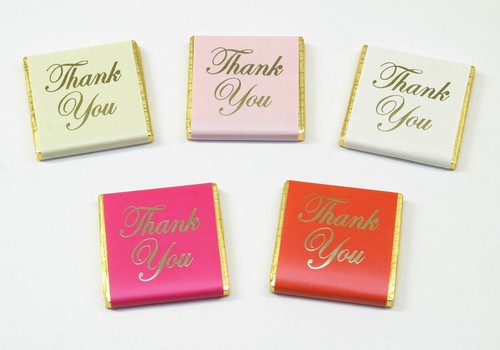 Thank you chocolate - "thank, you"