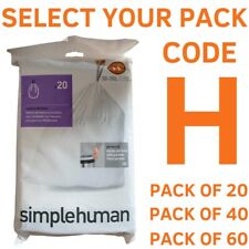 Simplehuman H Bin Liners H Bin