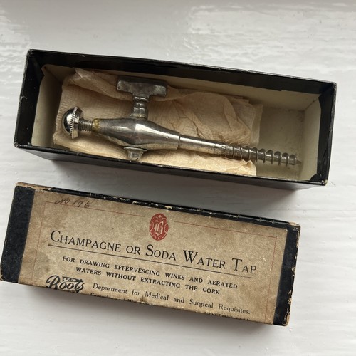 Antique corkscrew champange - corkscrew,