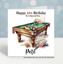 Personalised Birthday card