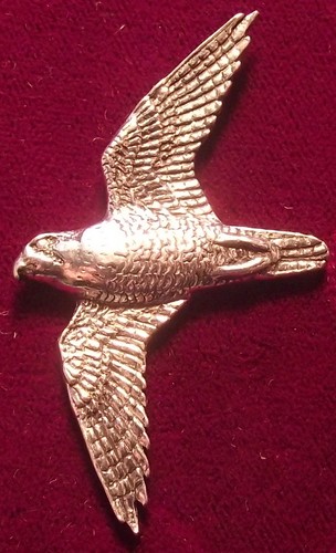 Wildlife pewter peregrine - pewter,