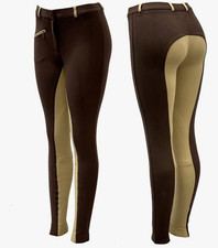 Brown Beige Jodhpurs Stretch