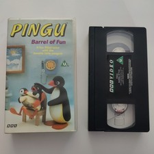 Pingu Barrel Of Fun PAL VHS Video Tape Childrens entertainment 