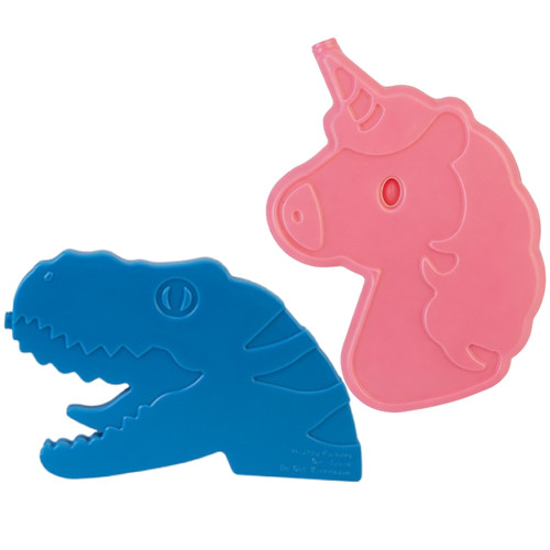 Unicorn dinosaur ice blocks - ice,