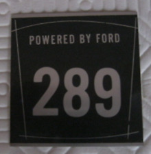 SUNBEAM TIGER METAL POWERED BY FORD 289 PLAQUE. READY TO CUT OUT FOR WING BADGE