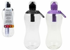 MyBento 1L Sports Filter Bottle 2 Assorted Colours purple ore black