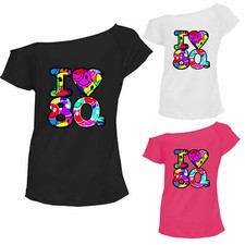 Ladies love the 80s shirt - love,