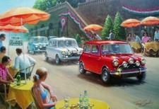 Tony Smith - The Italian Job V - Cafe Carnival - Mounted Print - Ltd Edt 356/850