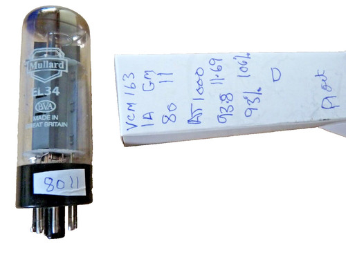 Mullard el34 code xf3 b4f4 - el34,