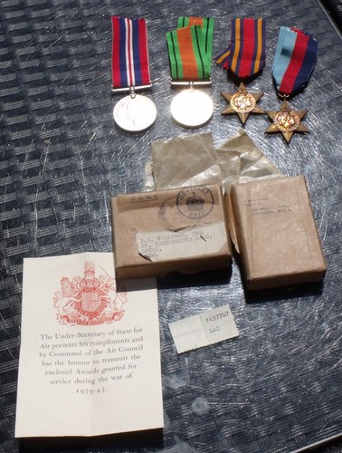 Ww2 raf four medal - four,