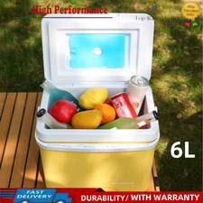 Small Cool Box 6L Insulated Hard Cooler Hot Cold Food Drink Picnic Lunch Camping
